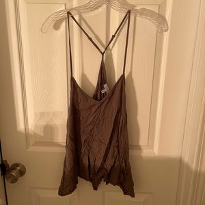 Womens Tobi green strappy cami size small 100% Rayon